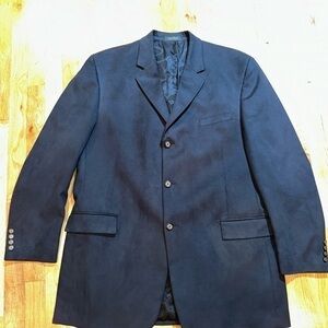 NEW!  ANDREW‎ FEZZA FUSION BLACK SUEDE JACKET 46 L